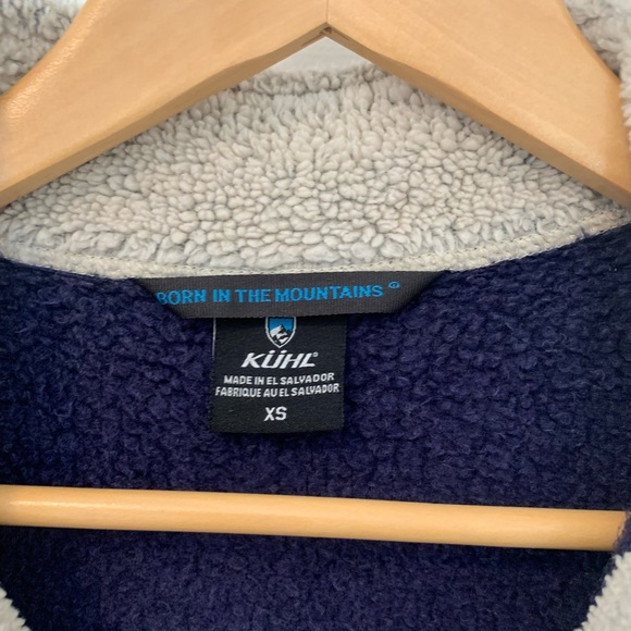 KUHL Alska Purple Quarter-Zip Fleece Pullover Sweater - Picture 8 of 16